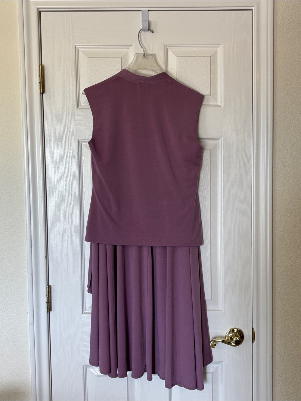 Sleeveless Mauve Layered Dress - Unbranded - Picture 3 of 3